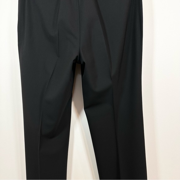 Women’s Size 12 Ann Mashburn Black Trouser Dress Pants 96% Wool Blend Straight - Picture 10 of 15